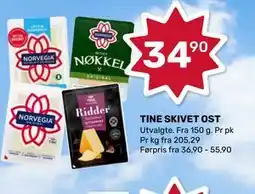Matkroken TINE SKIVET OST tilbud