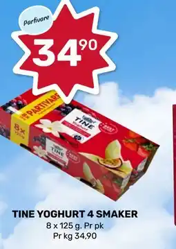 Matkroken TINE YOGHURT 4 SMAKER tilbud