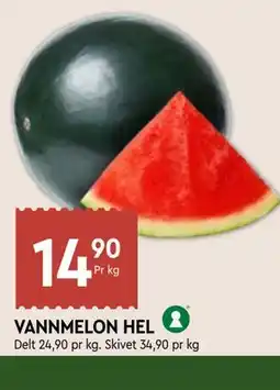 Coop Mega VANNMELON HEL tilbud