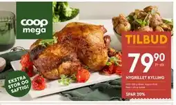 Coop Mega NYGRILLET KYLLING tilbud