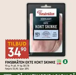 Coop Mega FINSBRÅTEN EKTE KOKT SKINKE tilbud