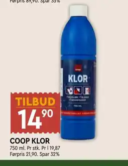 Coop Mega COOP KLOR tilbud