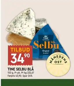Coop Mega TINE SELBU BLÅ tilbud