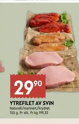 Coop Mega YTREFILET AV SVIN tilbud