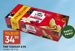 Coop Mega TINE YOGHURT 8 PK tilbud