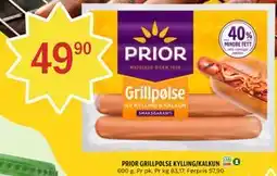 Coop Prix PRIOR GRILLPØLSE KYLLING/KALKUN tilbud