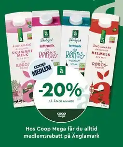 Coop Mega 20% PÅ ÄNGLAMARK tilbud