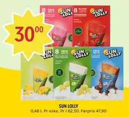 Coop Prix SUN LOLLY tilbud