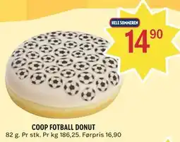 Coop Prix COOP FOTBALL DONUT tilbud