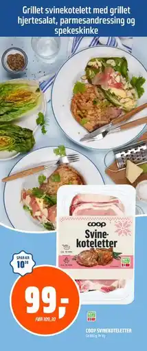 Coop Obs COOP SVINEKOTELETTER tilbud