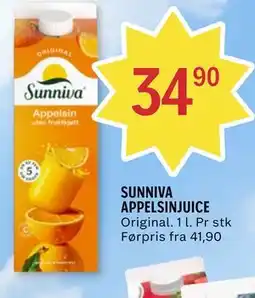 Coop Prix SUNNIVA APPELSINJUICE tilbud