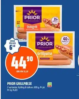 Coop Obs PRIOR GRILLPØLSE tilbud
