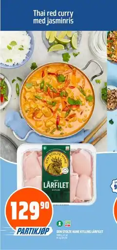 Coop Obs DEN STOLTE HANE KYLLING LÅRFILET tilbud