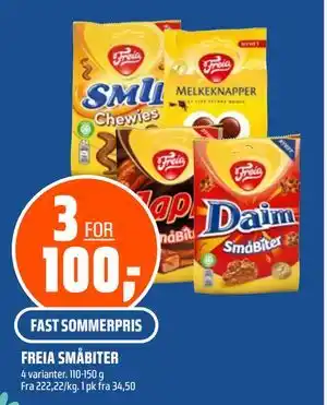 Coop Obs FREIA SMÅBITER tilbud