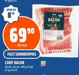 Coop Obs COOP BACON tilbud