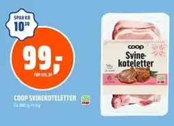 Coop Obs COOP SVINEKOTELETTER tilbud