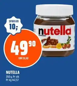 Coop Obs NUTELLA tilbud
