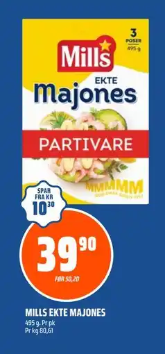 Coop Obs MILLS EKTE MAJONES tilbud