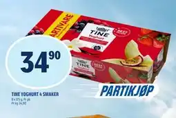 Coop Obs TINE YOGHURT 4 SMAKER tilbud