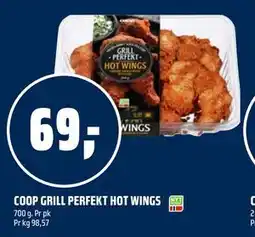 Coop Obs COOP GRILL PERFEKT HOT WINGS tilbud