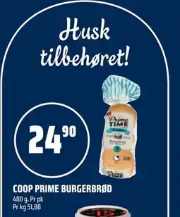 Coop Obs COOP PRIME BURGERBRØD tilbud