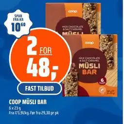 Coop Obs COOP MÜSLI BAR tilbud