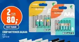 Coop Obs COOP BATTERIER AA/AAA tilbud