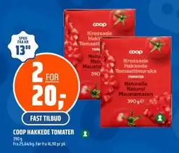 Coop Obs COOP HAKKEDE TOMATER tilbud