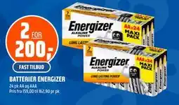 Coop Obs BATTERIER ENERGIZER tilbud