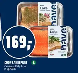 Coop Obs COOP LAKSEFILET tilbud