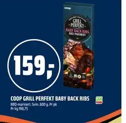 Coop Obs COOP GRILL PERFEKT BABY BACK RIBS tilbud