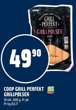 Coop Obs COOP GRILL PERFEKT GRILLPØLSER tilbud