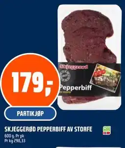 Coop Obs SKJEGGERØD PEPPERBIFF AV STORFE tilbud