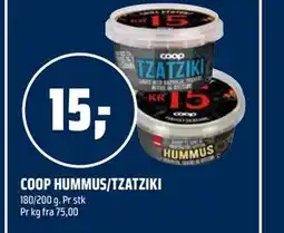 Coop Obs COOP HUMMUS/TZATZIKI tilbud