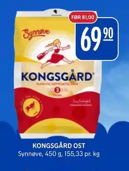 Rema 1000 KONGSGÅRD OST tilbud