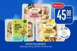 Rema 1000 SKIVET KYLLINGFILET tilbud