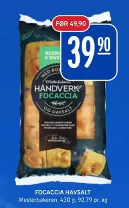 Rema 1000 FOCACCIA HAVSALT tilbud