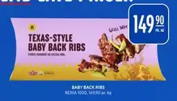 Rema 1000 BABY BACK RIBS tilbud