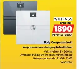 POWER Body Comp smartvekt tilbud