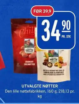 Rema 1000 UTVALGTE NØTTER tilbud