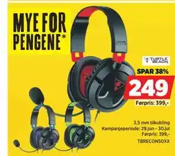 POWER TURTLE BEACH TBRECON50XX tilbud
