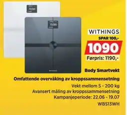 POWER Body Smartvekt tilbud