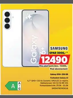 POWER Galaxy S26+ 256 GB tilbud