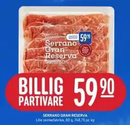 Rema 1000 SERRANO GRAN RESERVA tilbud