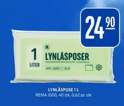 Rema 1000 LYNLÅSPOSE 1 L tilbud