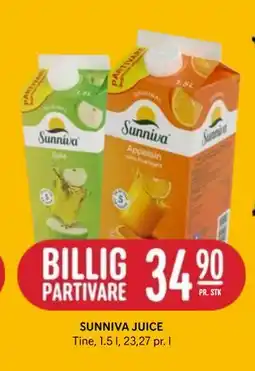 Rema 1000 SUNNIVA JUICE tilbud