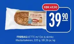 Rema 1000 FRØBAGUETTE m/ Ost & skinke tilbud