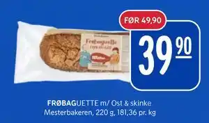 Rema 1000 FRØBAGUETTE m/ Ost & skinke tilbud