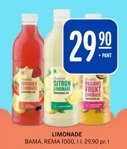 Rema 1000 LIMONADE tilbud