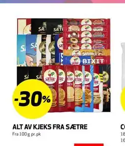 Bunnpris ALT AV KJEKS FRA SÆTRE tilbud